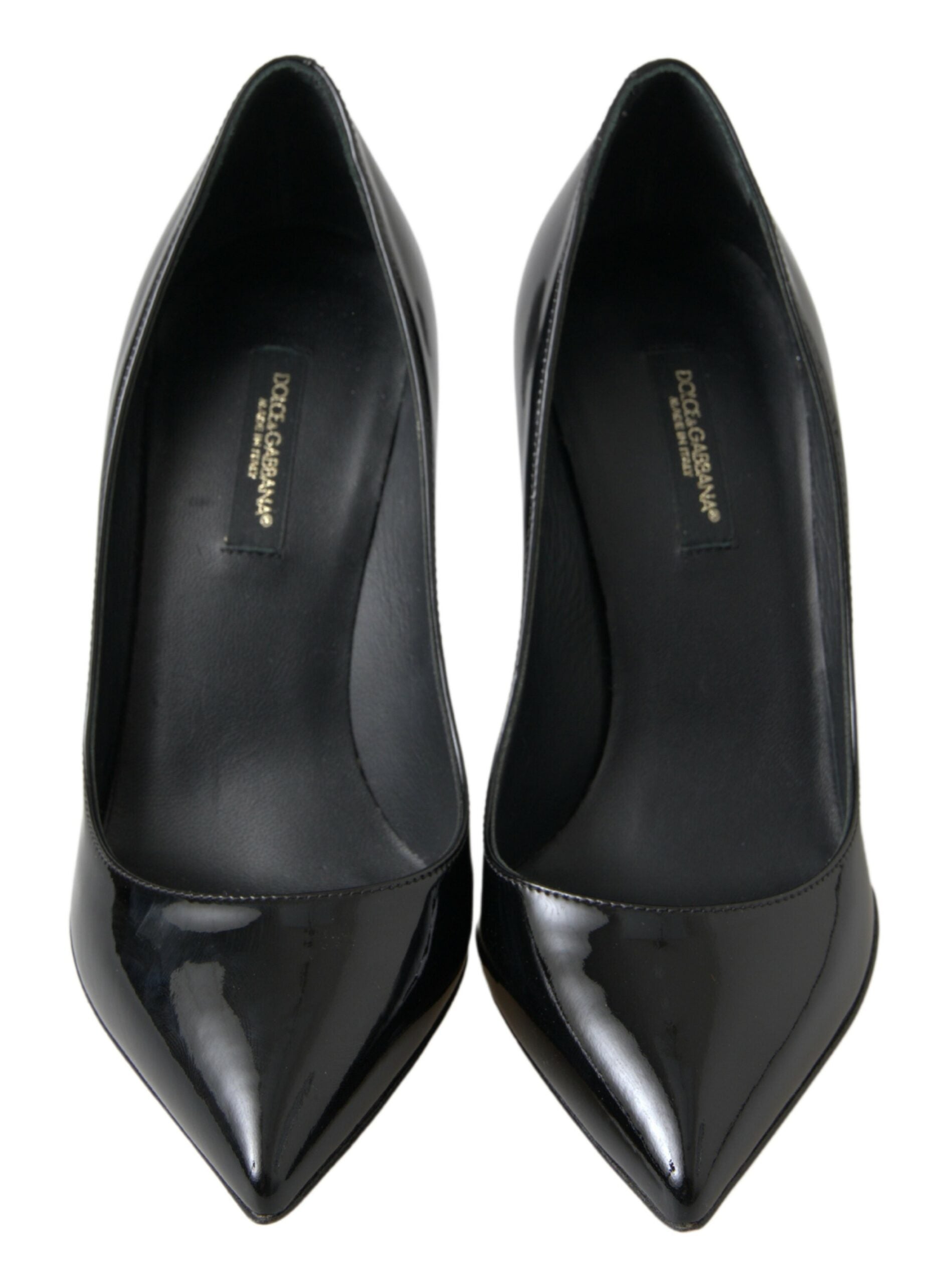 Dolce & Gabbana Elegant Patent Leather Heels Women's Pumps