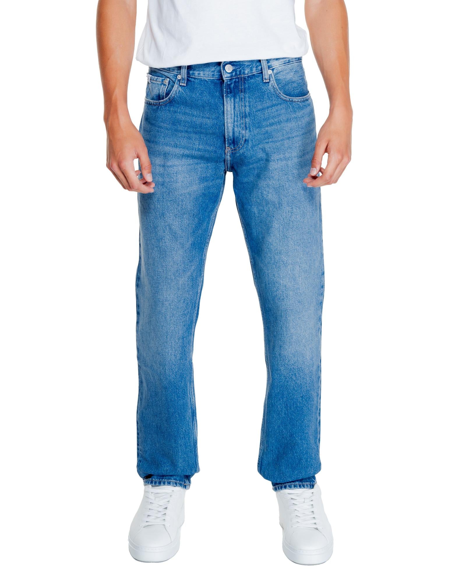 Calvin Klein Jeans  Men's Straight Leg Jeans in Medium Wash