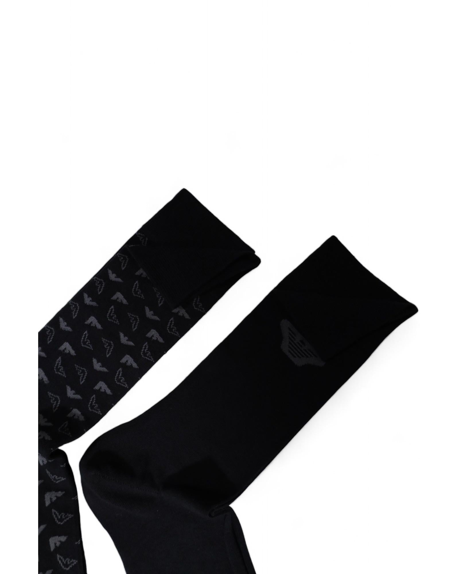 Emporio Armani Underwear Emporio Armani Mens Eagle Socks 2 Pack