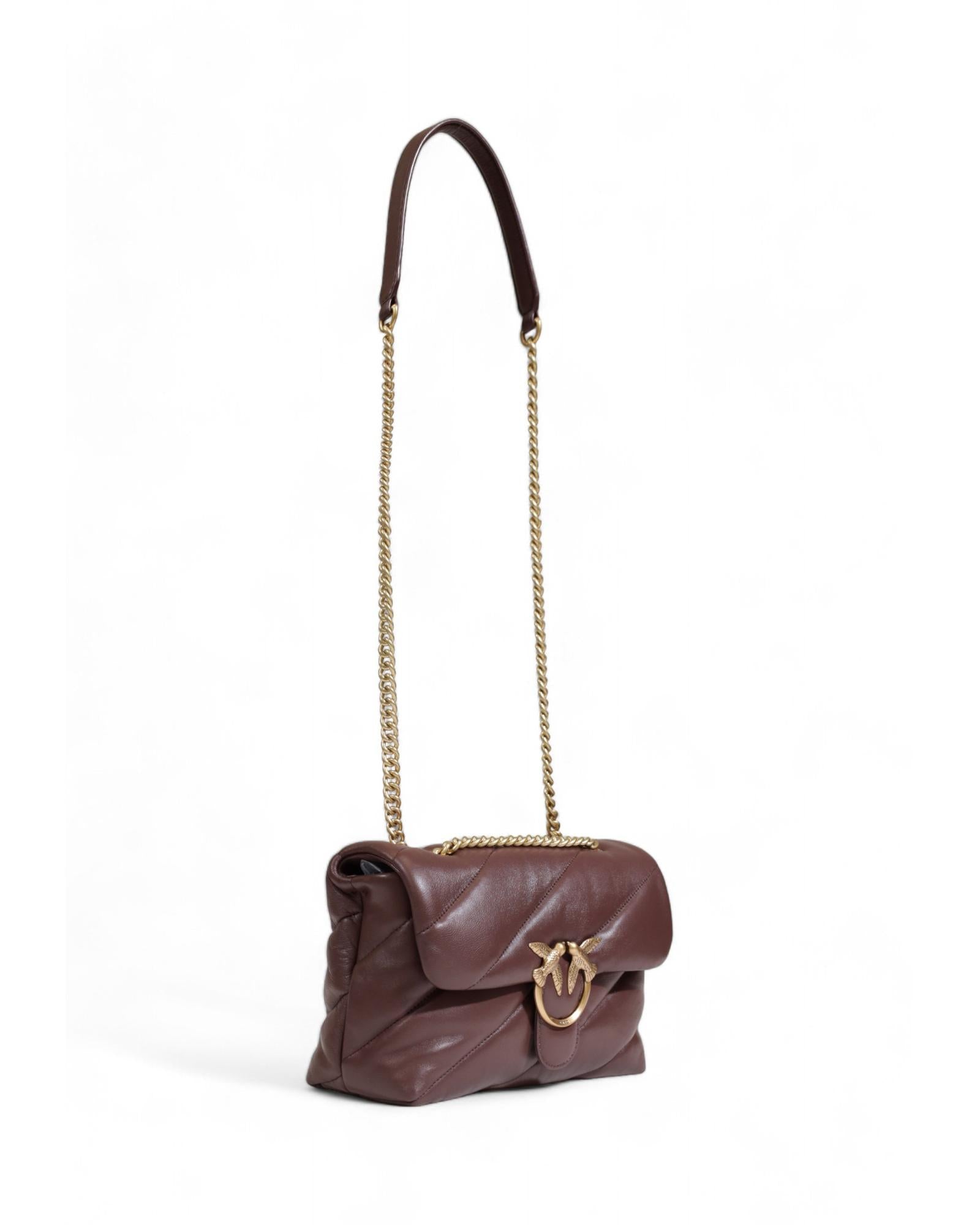 Pinko  Love Bag Simply Shoulder Bag Brown