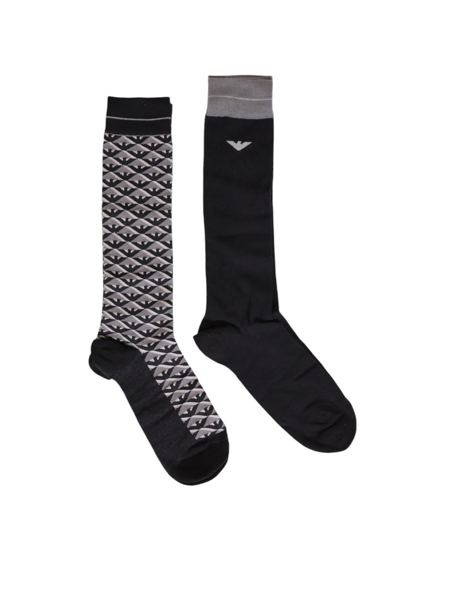 Emporio Armani Underwear Emporio Armani Eagle Socks 2 Pack