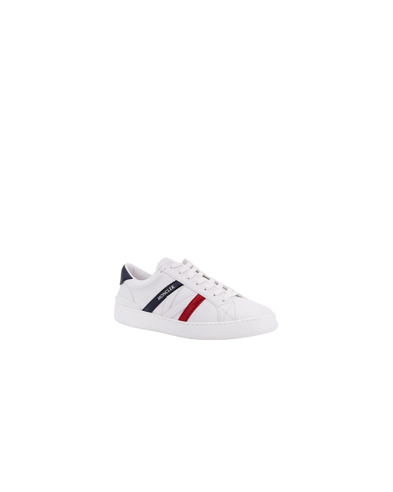 Moncler  4E70200 0126001 White Leather Sneakers