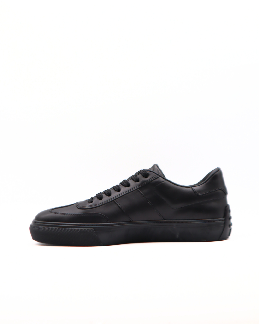 Tods Mens Black Leather Lace Up Casual Sneaker Shoe5