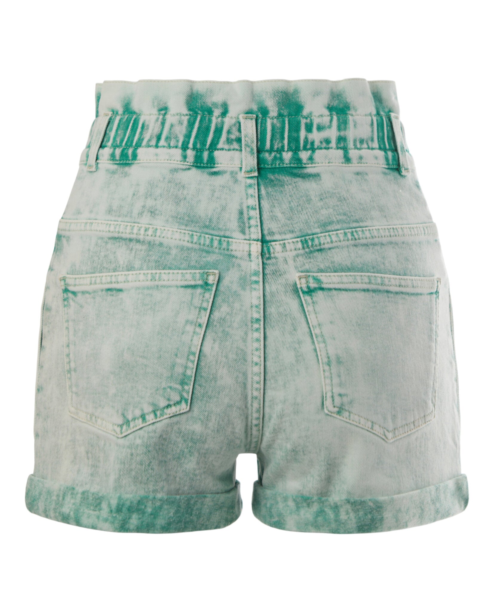 Stella McCartney Womens High-Waisted Denim Shorts3