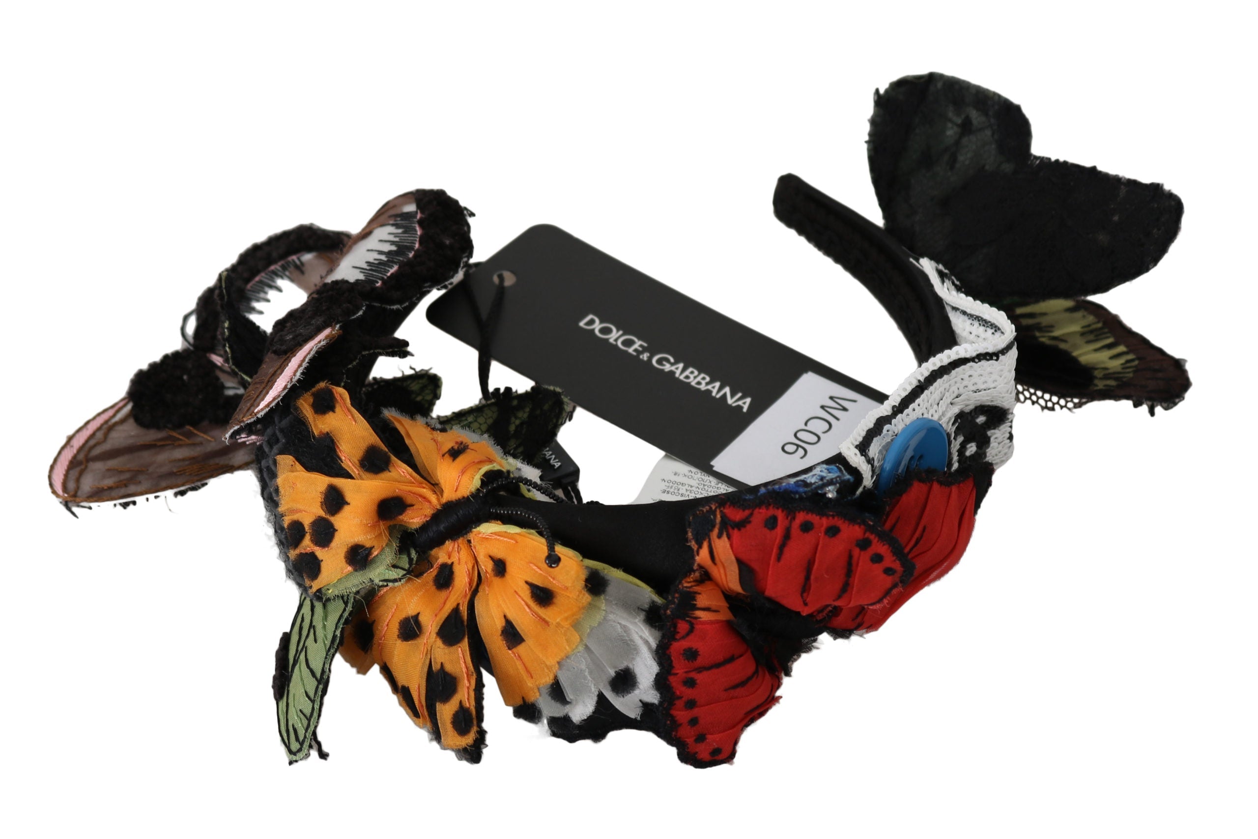 Dolce & Gabbana  Multicolor Butterfly Headband