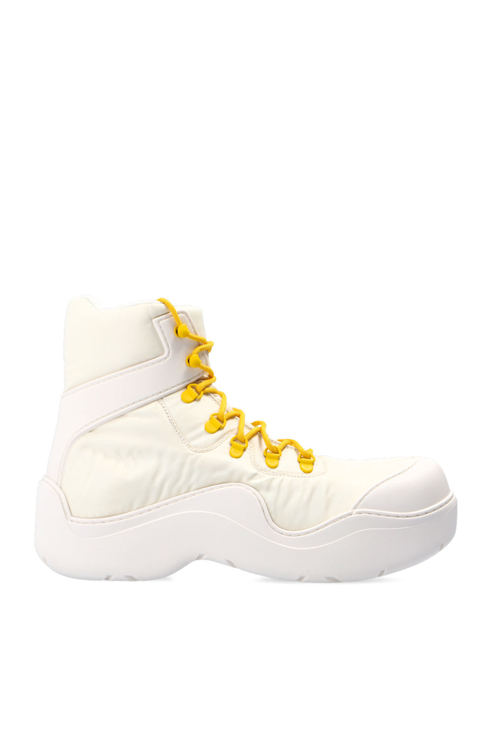 Bottega Veneta New Men's Lace Up Boots Shoes In White4