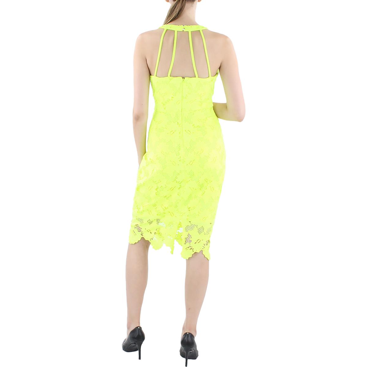 Womens Lace Caged Bodycon Dress