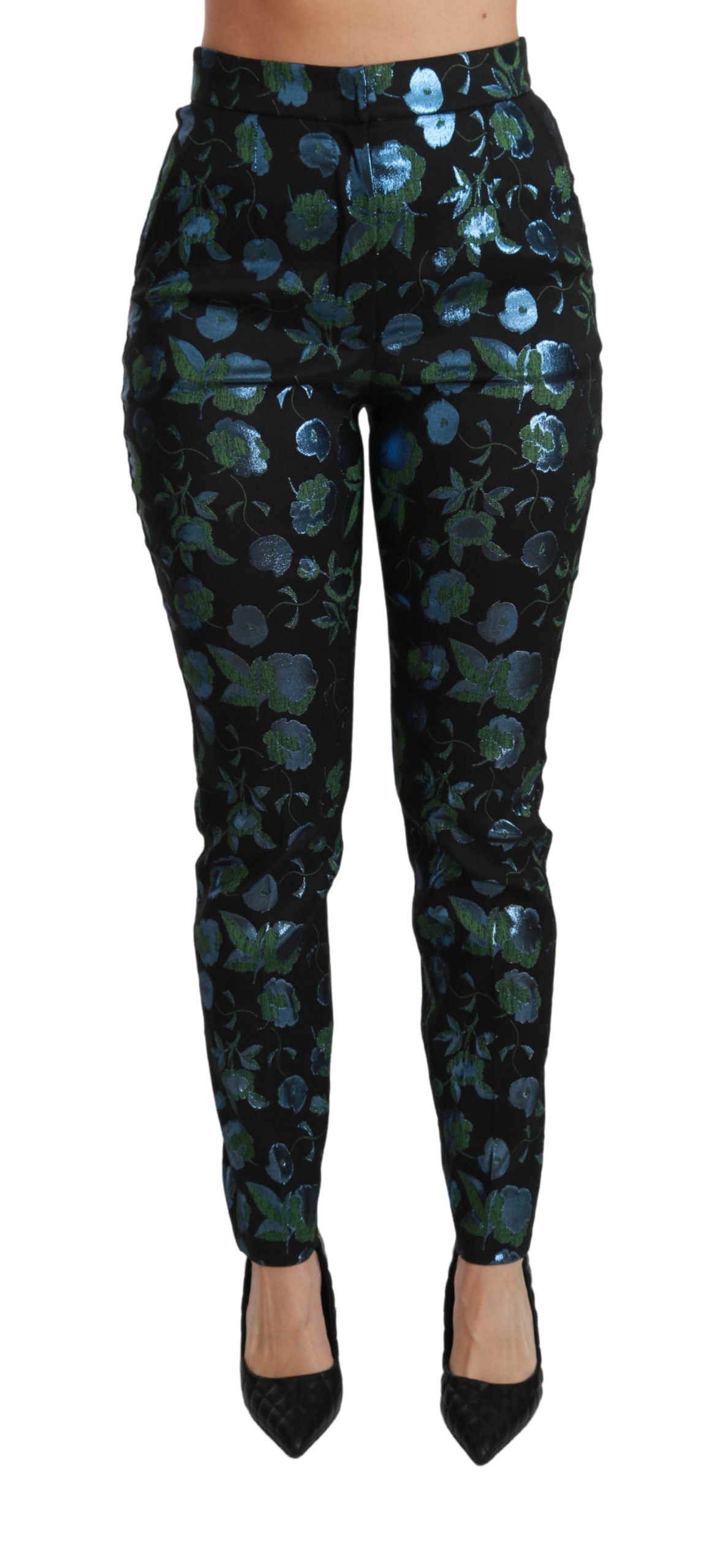 Dolce & Gabbana  Floral Print Skinny Trousers