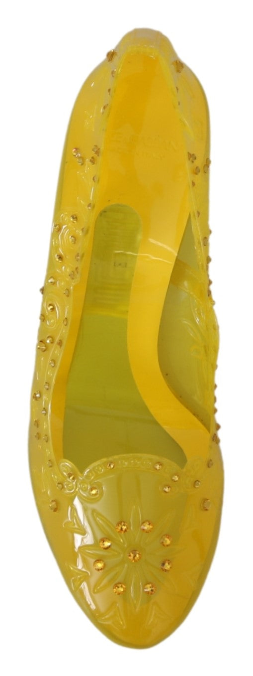 Dolce & Gabbana  Jelly Heels Yellow