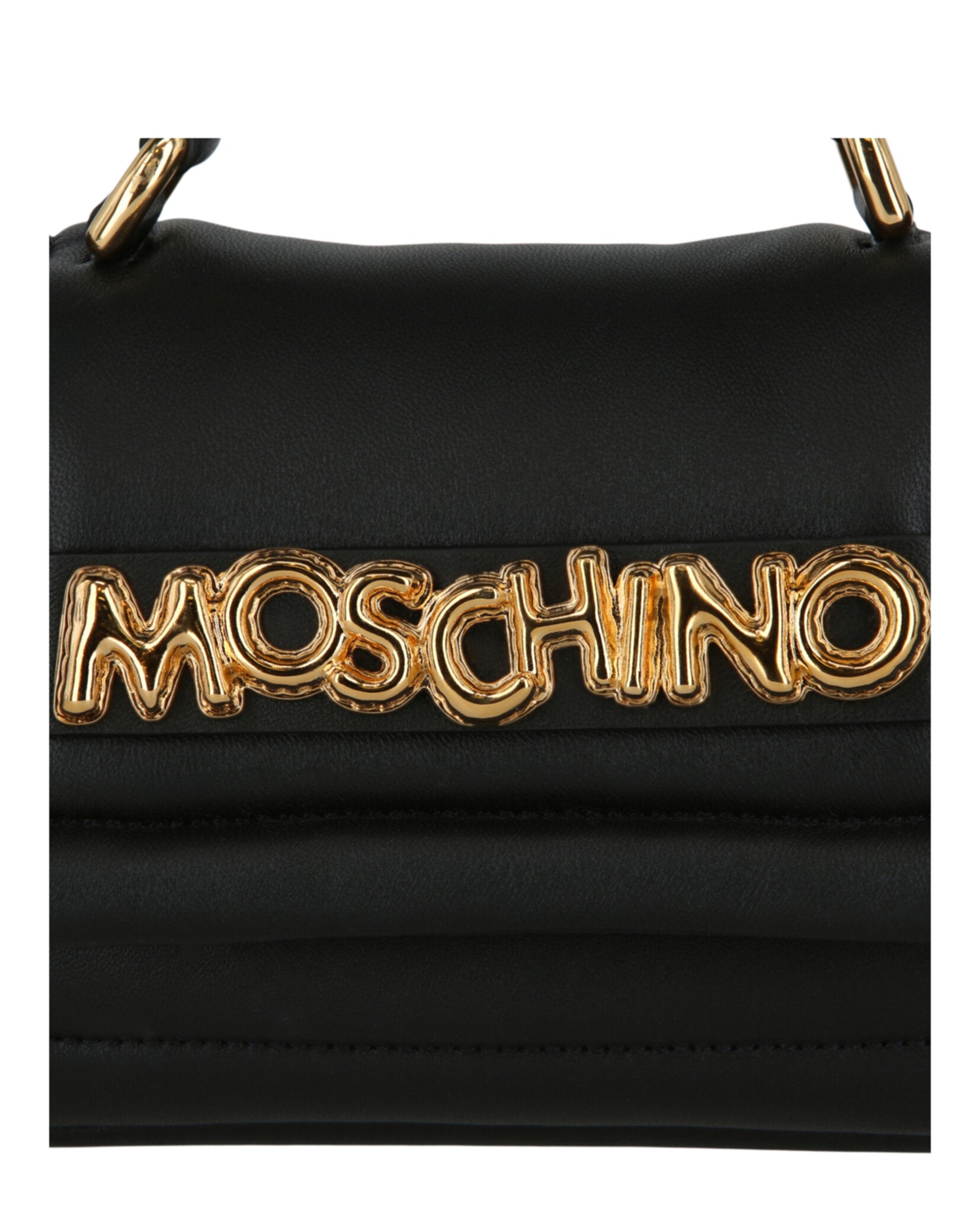 Moschino Womens Balloon Lettering Satchel