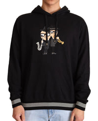 Dolce & Gabbana  Men's Black Hooded Sweatshirt with Embroidered Graphic16