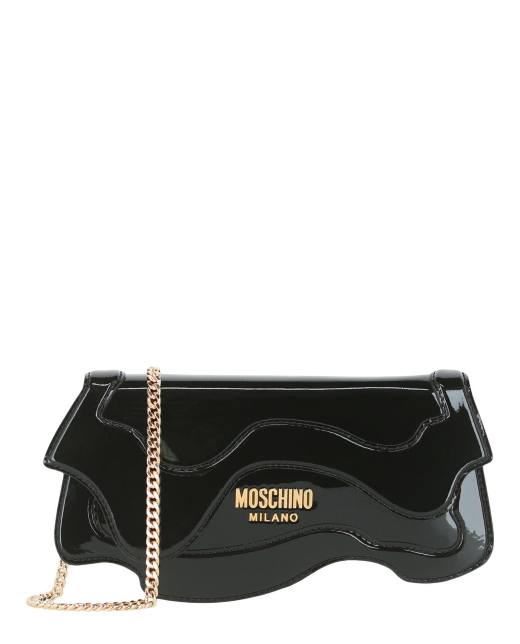 Moschino Womens Melted Design Shoulder Bag