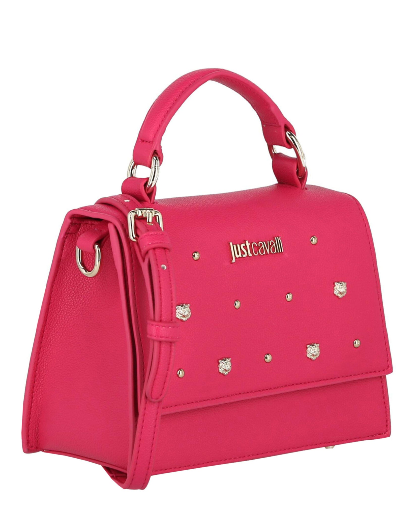 Just Cavalli Womens Studded Shoulder Bag