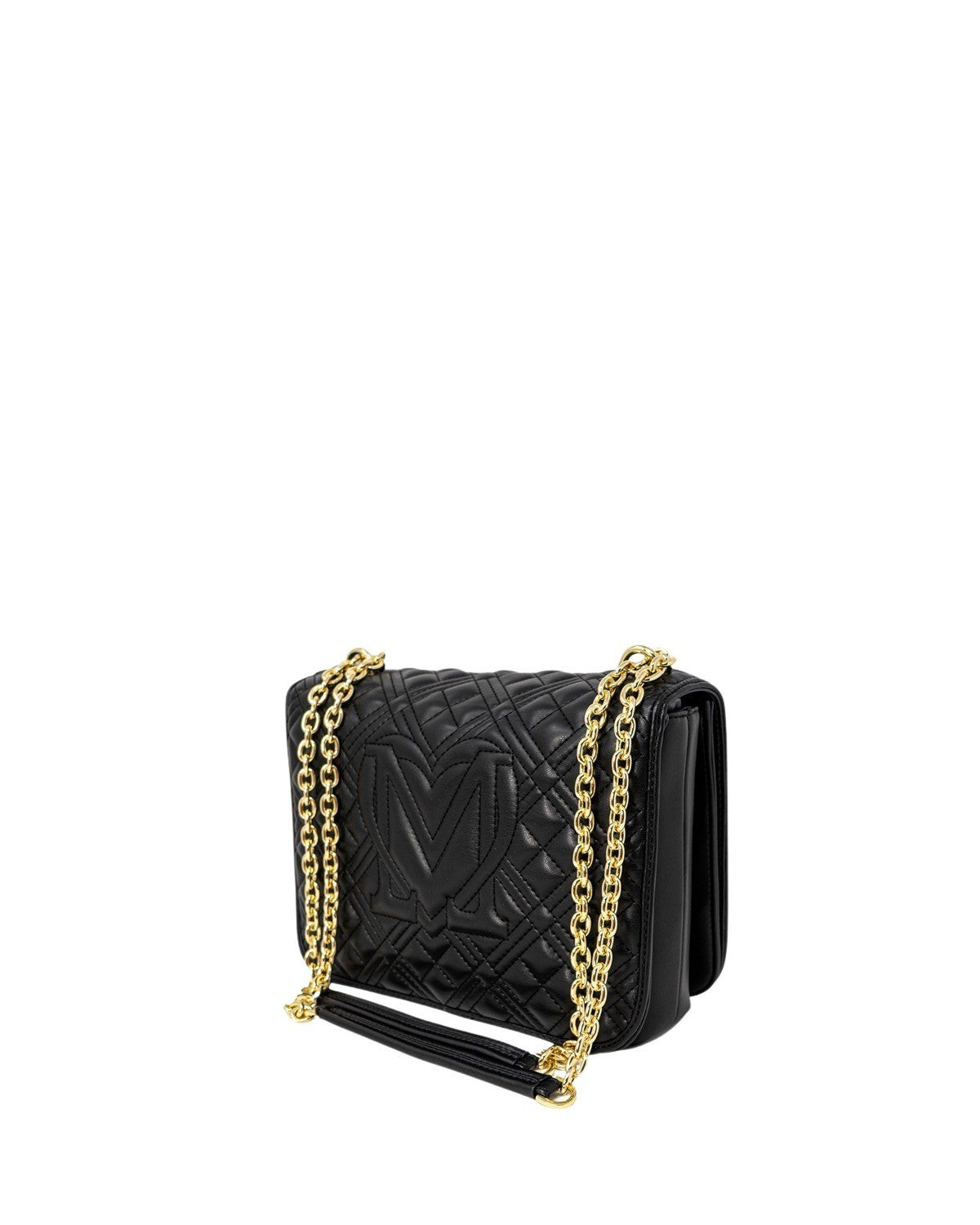 Love Moschino  Quilted Shoulder Bag JC4127PP1CLA0000 Black