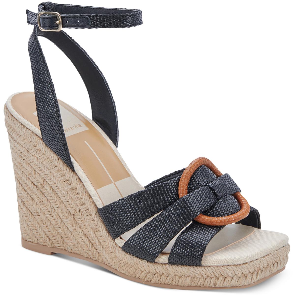 Maze Womens Woven Ankle Strap Wedge Sandals