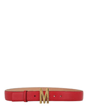 Moschino Womens M Logo-Plaque Belt