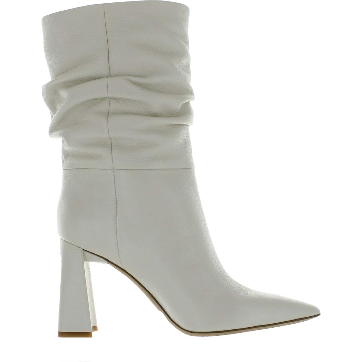 Ambie Womens Ruched Dressy Mid-Calf Boots