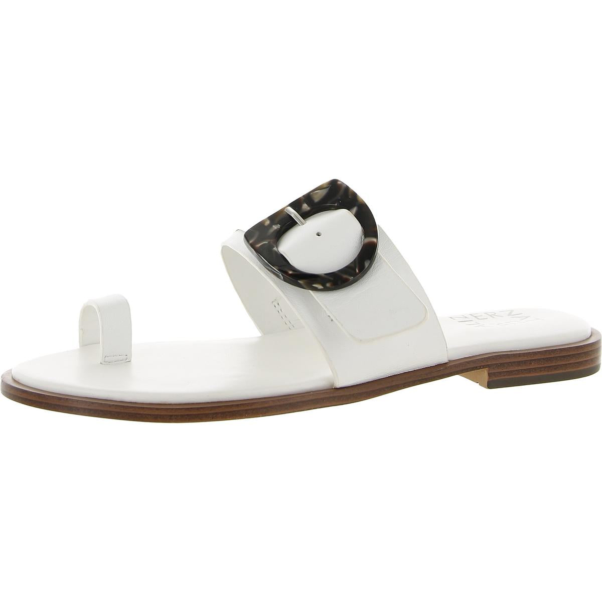 Finola Womens Leather Slide Sandals