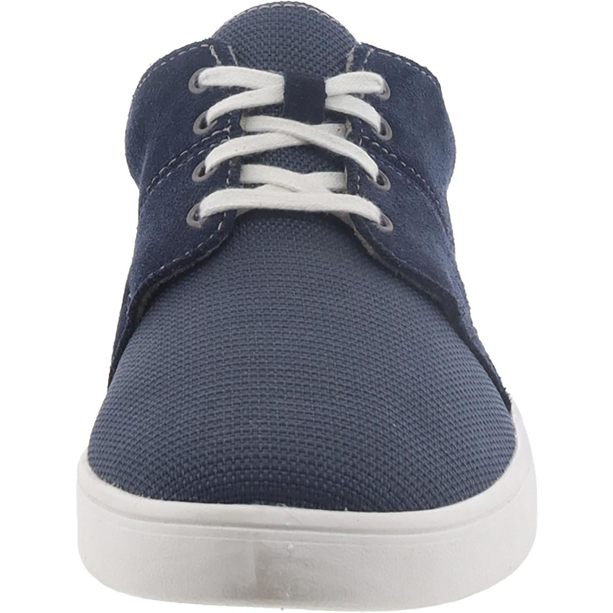 Landry Edge Mens Suede Lace-Up Casual And Fashion Sneakers