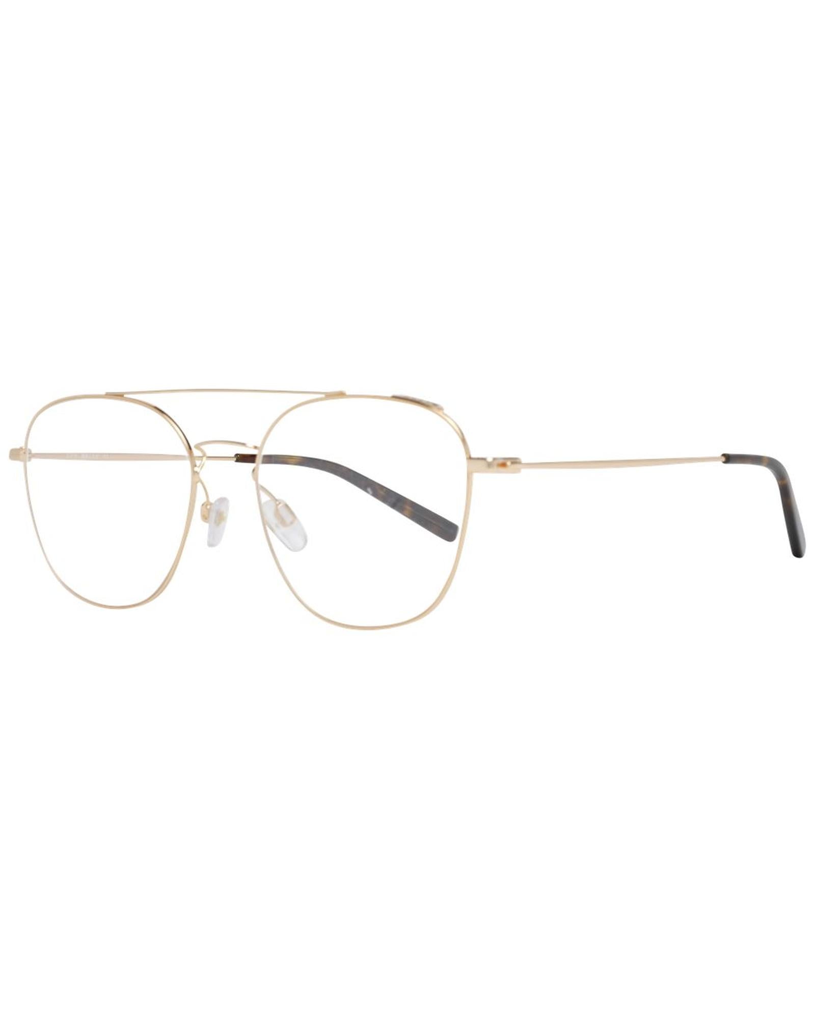 Bally  BY3017 Aviator Eyeglasses Gold Metal Frame