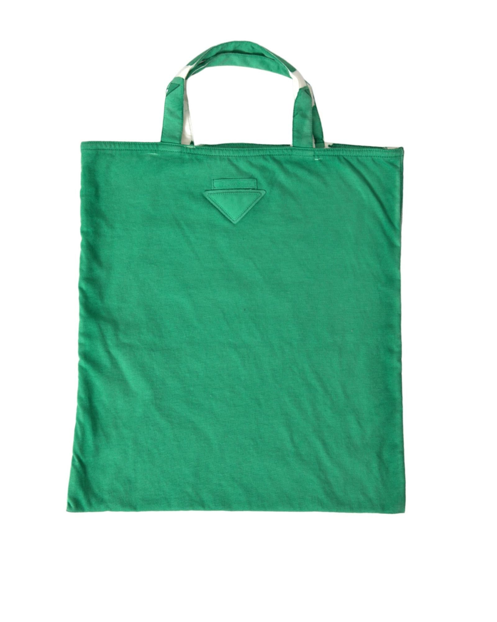 Prada  Green Tote Bag