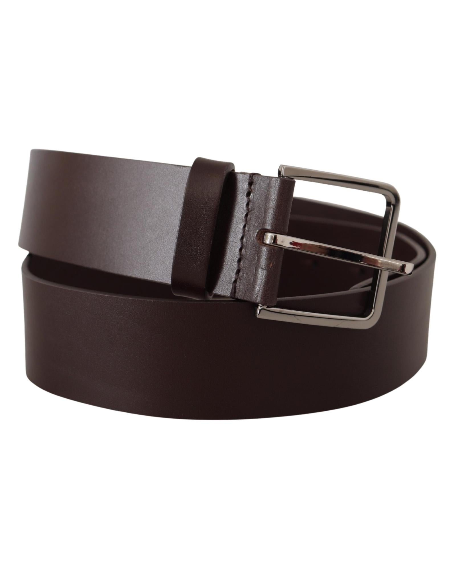 Dolce & Gabbana  Brown Leather Belt for Men