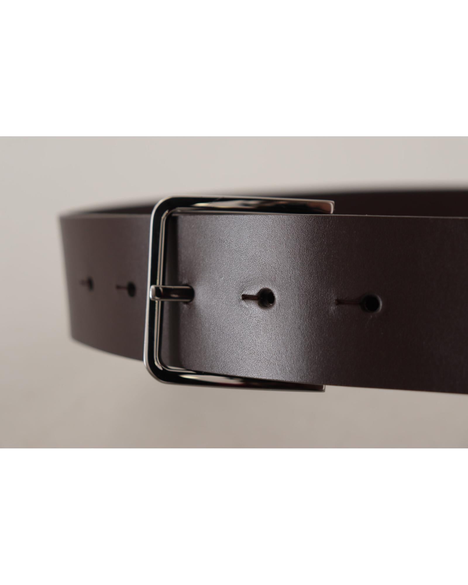 Dolce & Gabbana  Brown Leather Belt for Men