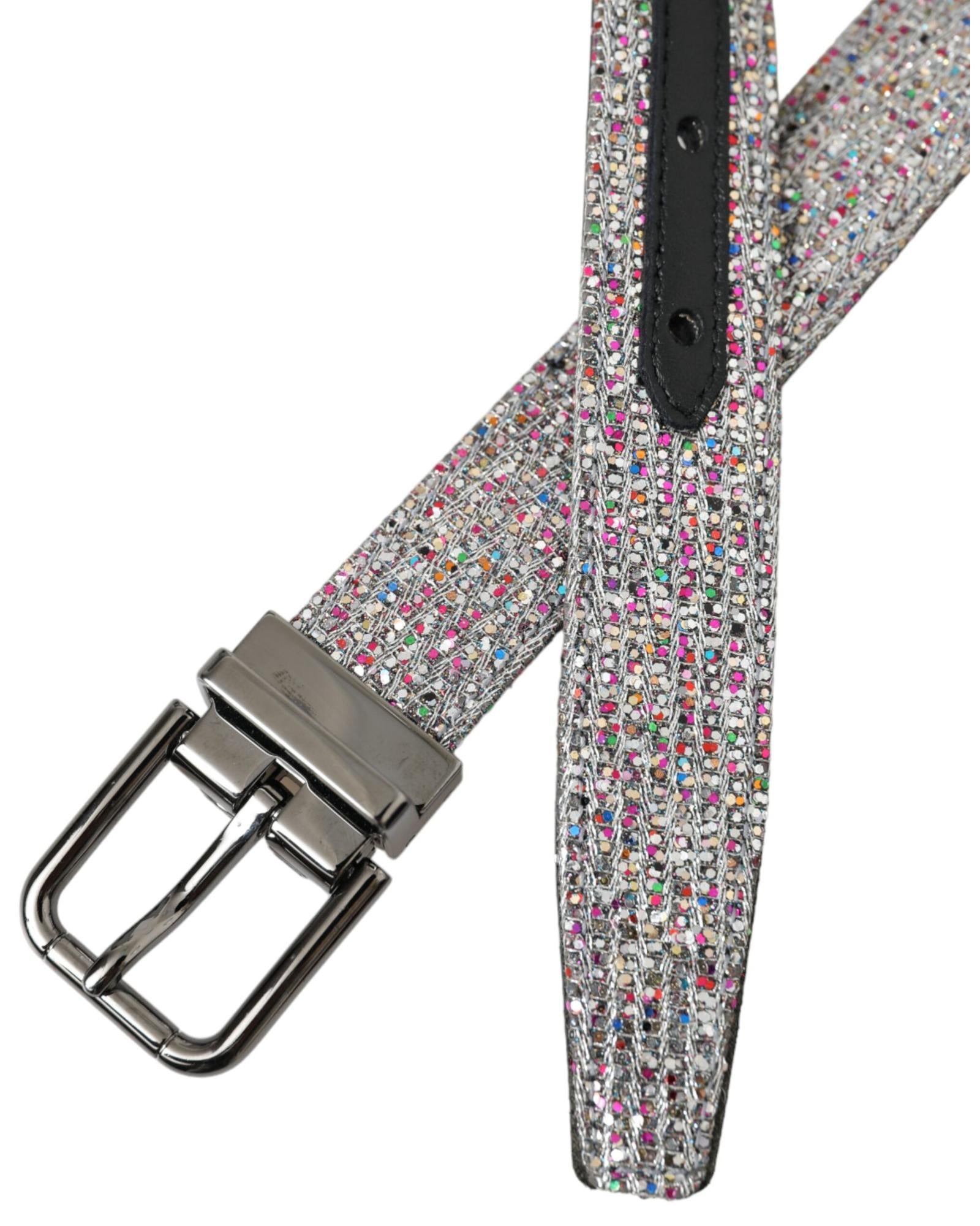 Dolce & Gabbana  Glitter Tweed Belt