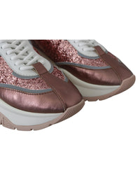 Jimmy Choo  Diamond Sneakers - Rose Gold18