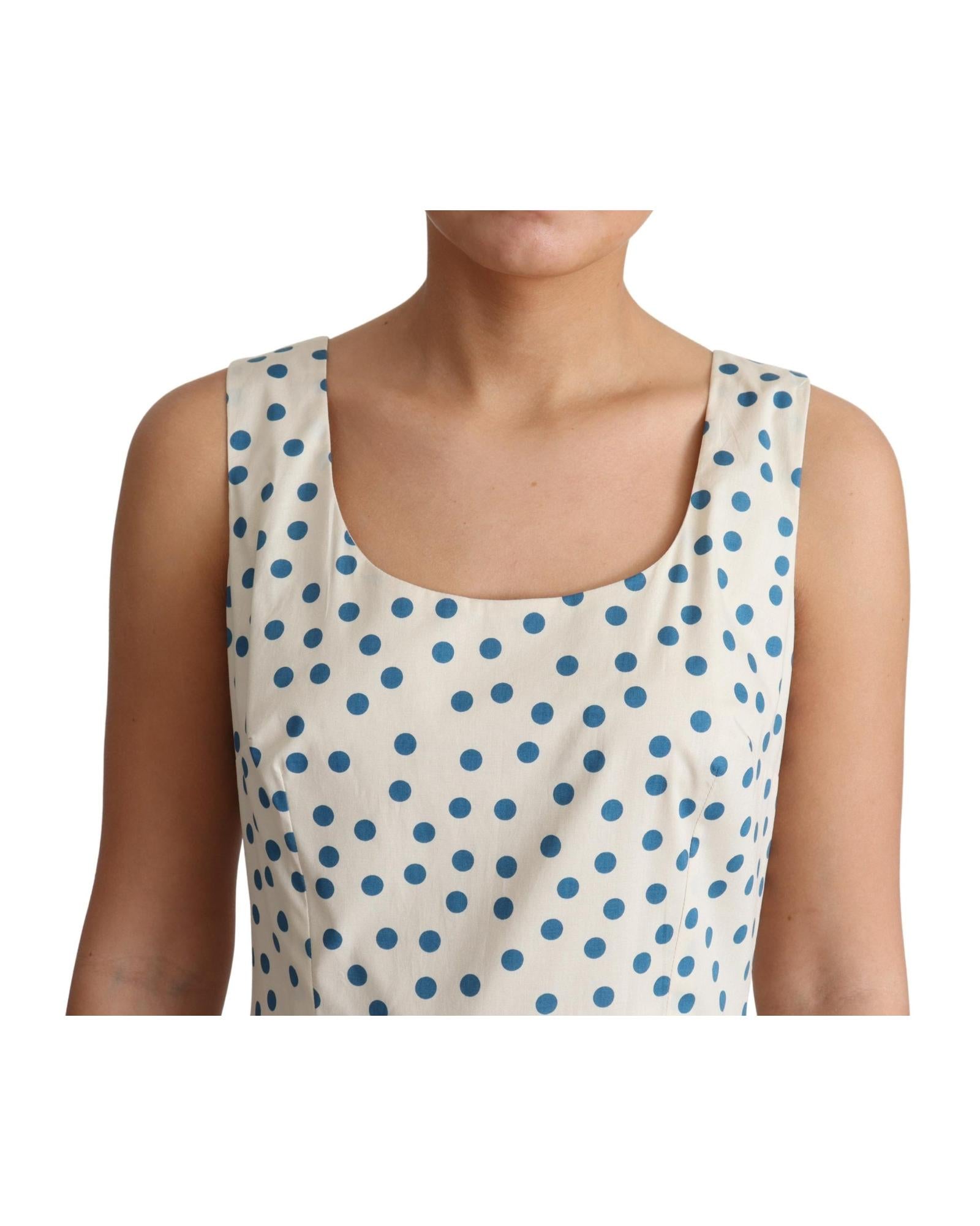 Dolce & Gabbana Dotted Cotton A-Line Dress43