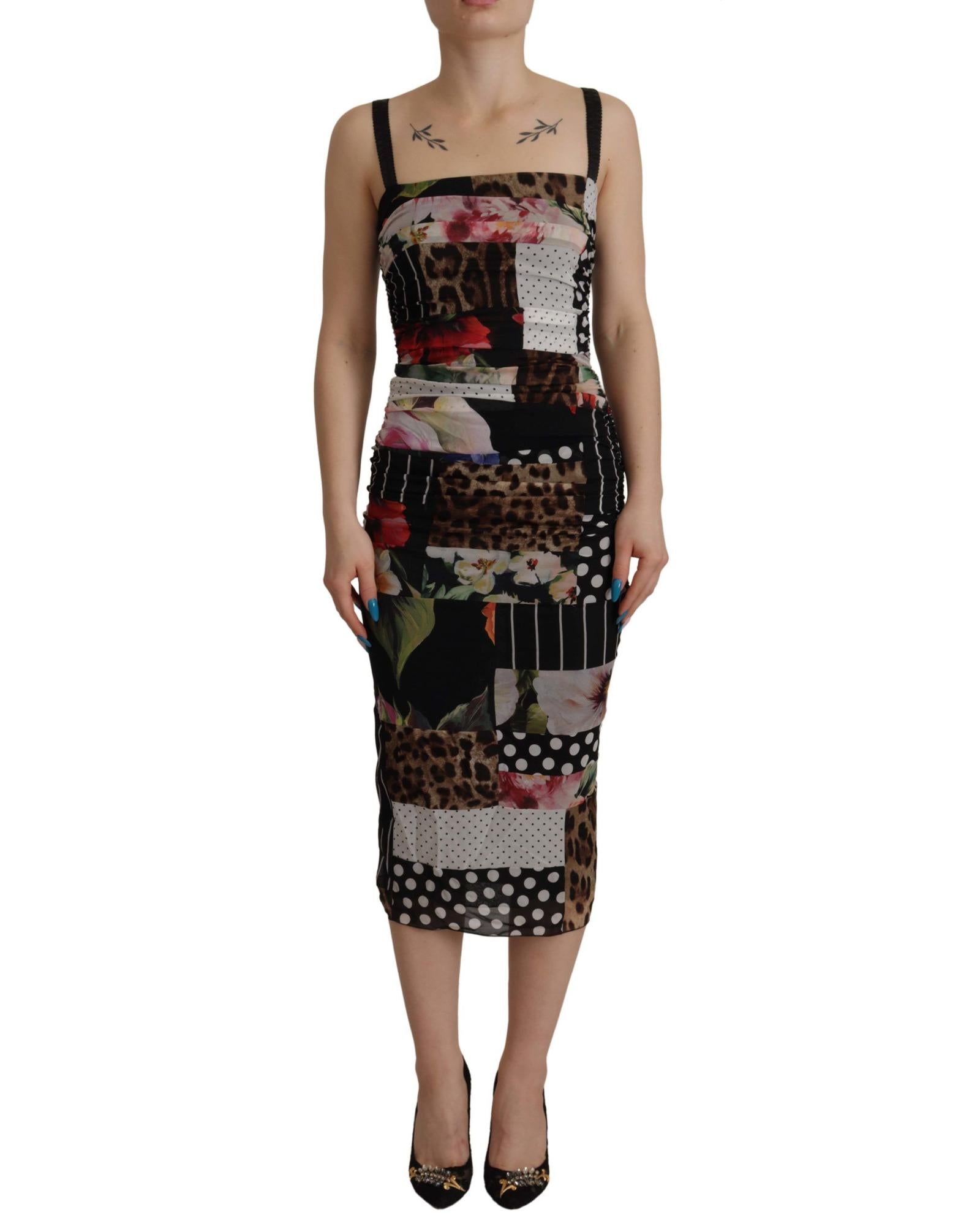 Dolce & Gabbana  Women's Floral Print Midi Dress