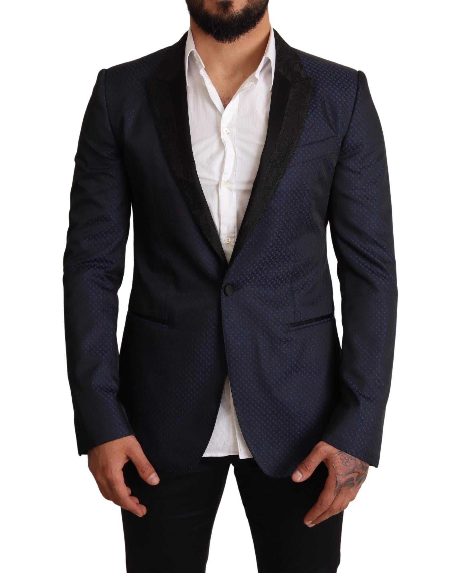 Dolce & Gabbana  Men's Single Button Blazer in Blue