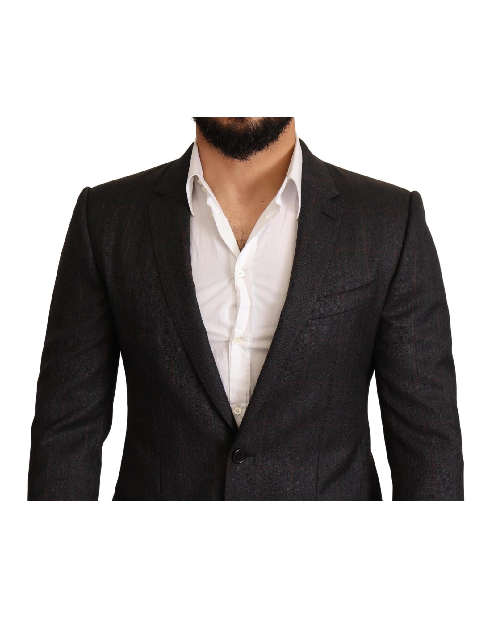 Dolce & Gabbana  Men's Classic Fit Checkered Blazer