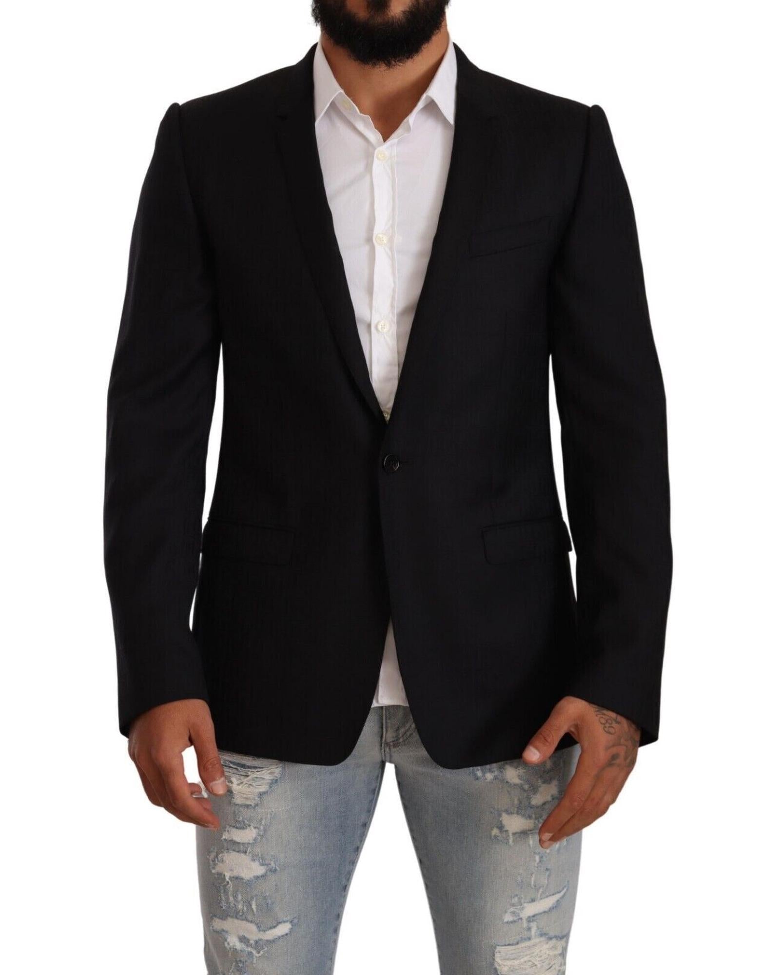 Dolce & Gabbana  Classic Fit Blazer - Black