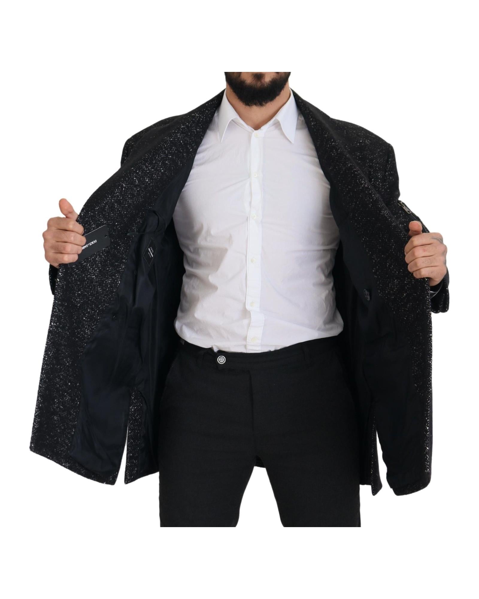 Dolce & Gabbana  Black Wool & Cashmere Blazer