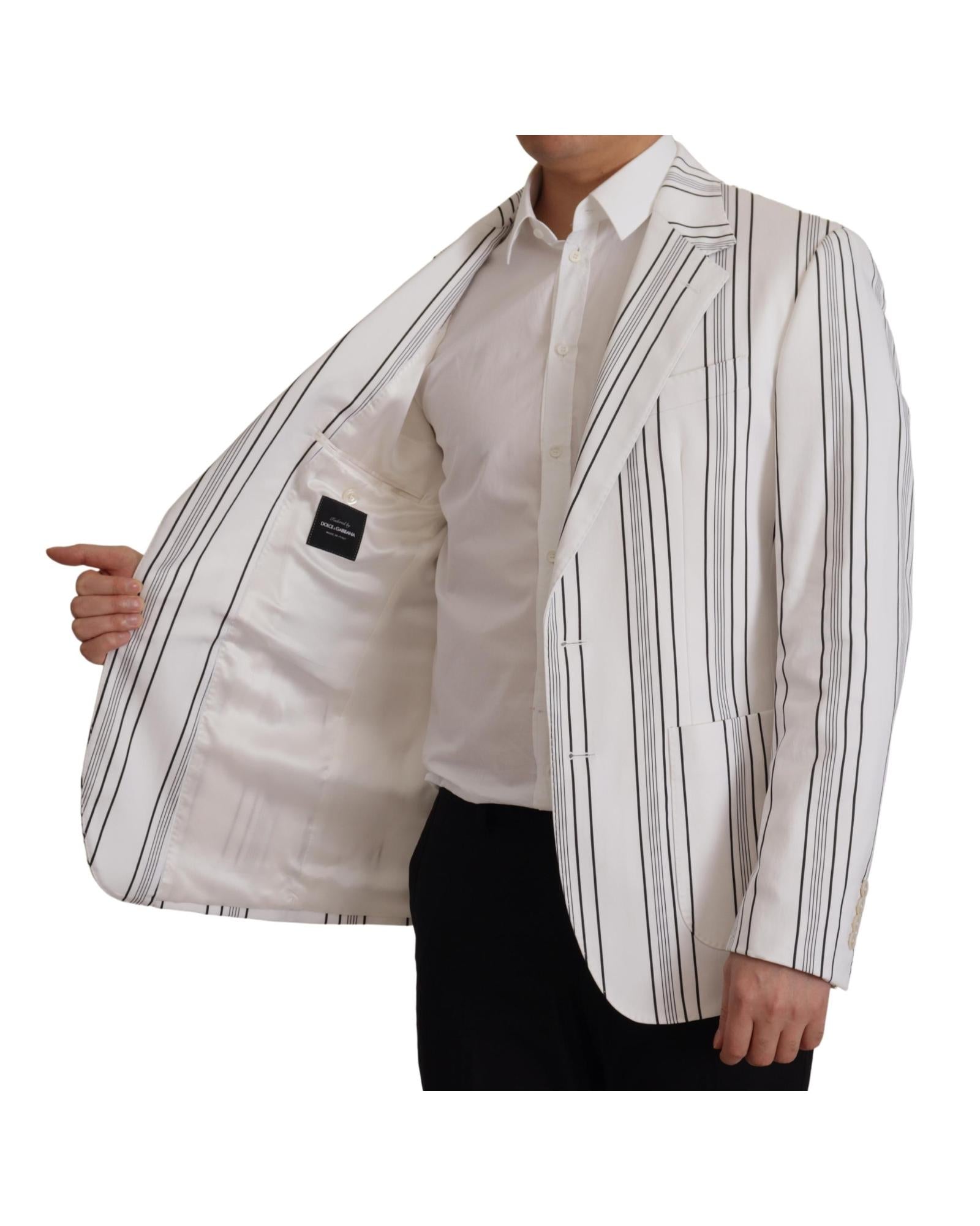 Dolce & Gabbana  Striped Cotton Blazer