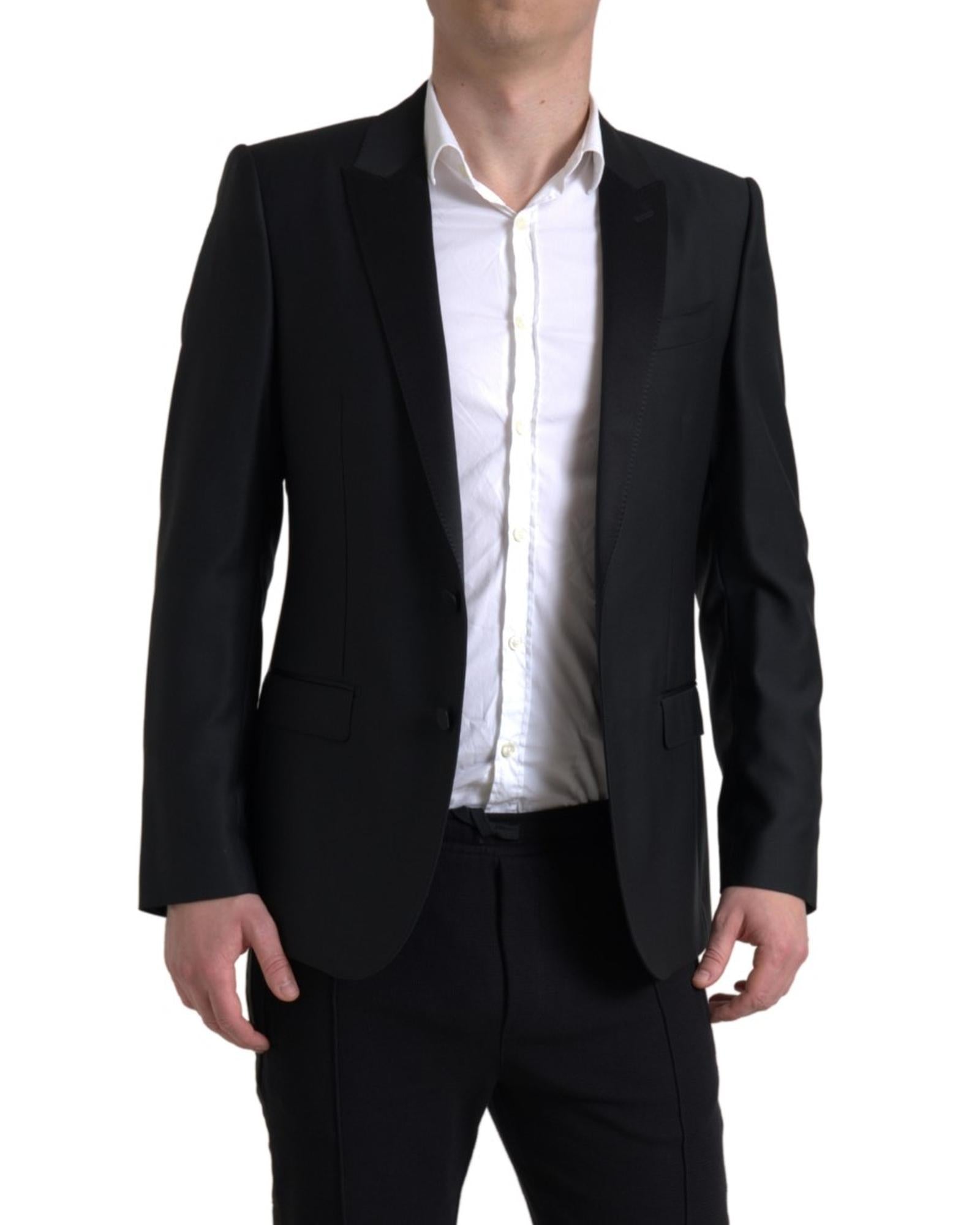 Dolce & Gabbana  Classic Fit Suit Jacket Black