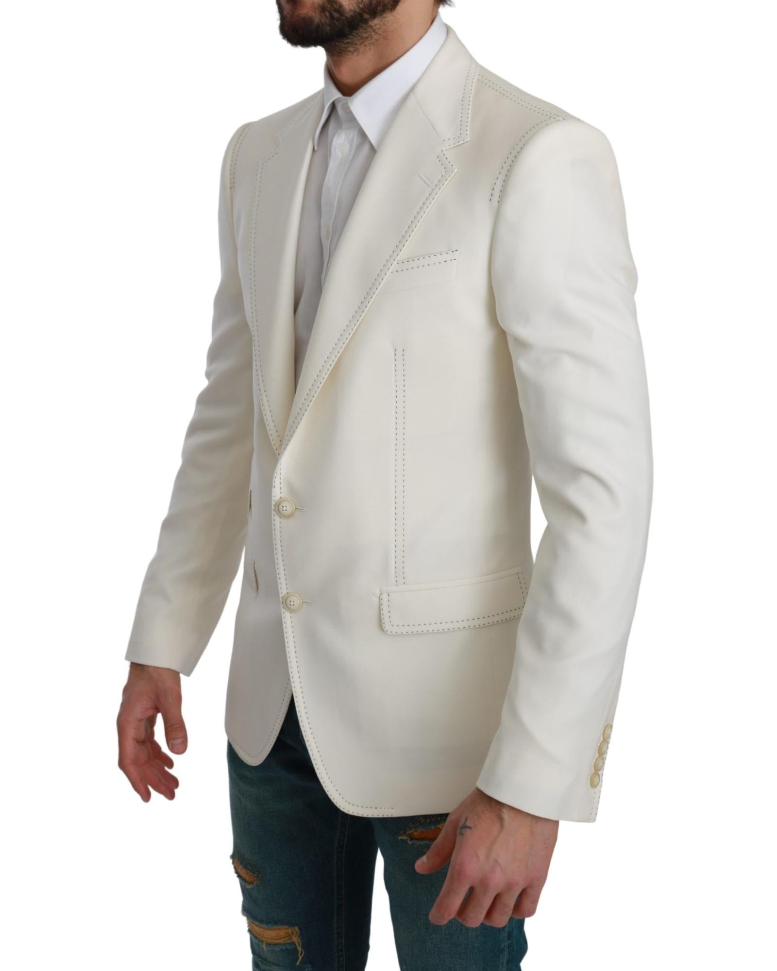 Dolce & Gabbana  Classic Fit Blazer in White