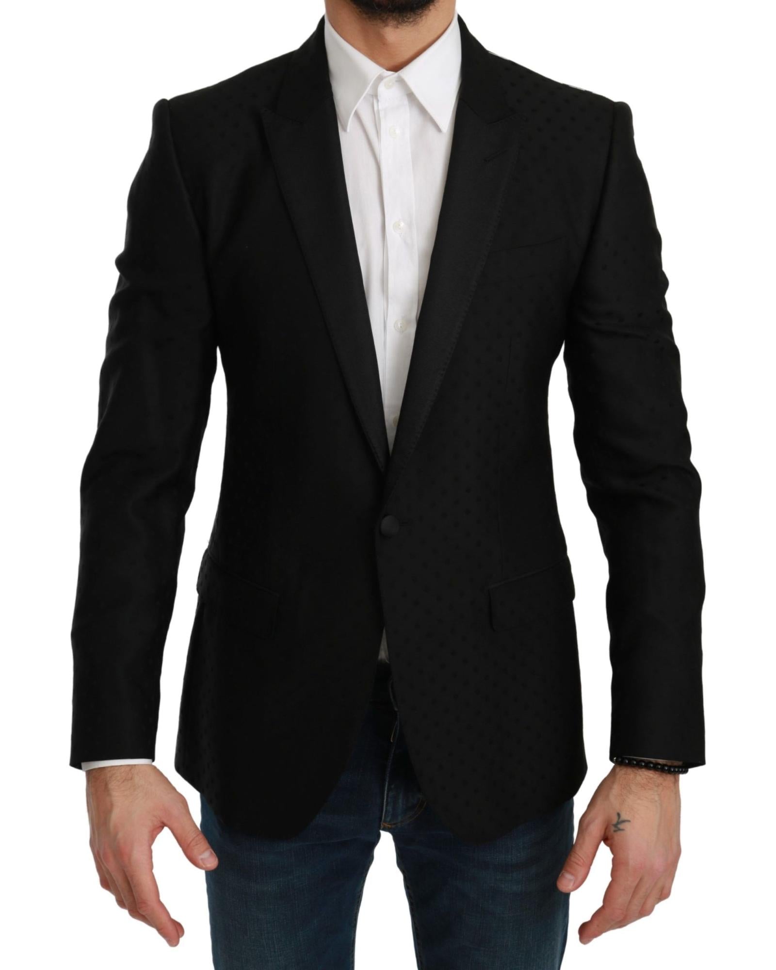 Dolce & Gabbana  Men's Black Dot Blazer