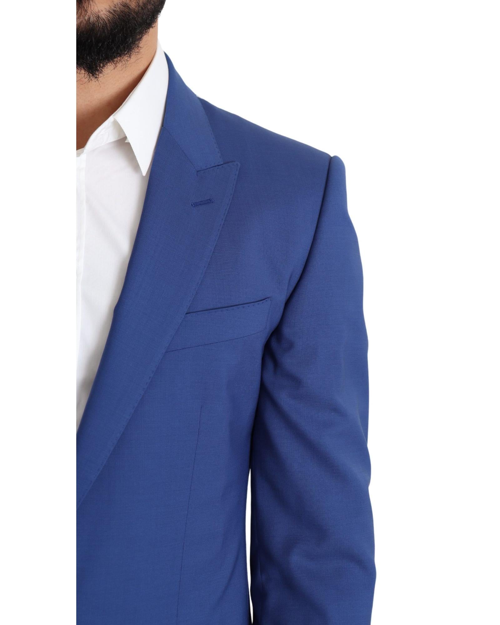 Dolce & Gabbana  Men's Classic Single-Breasted Blazer - Blue