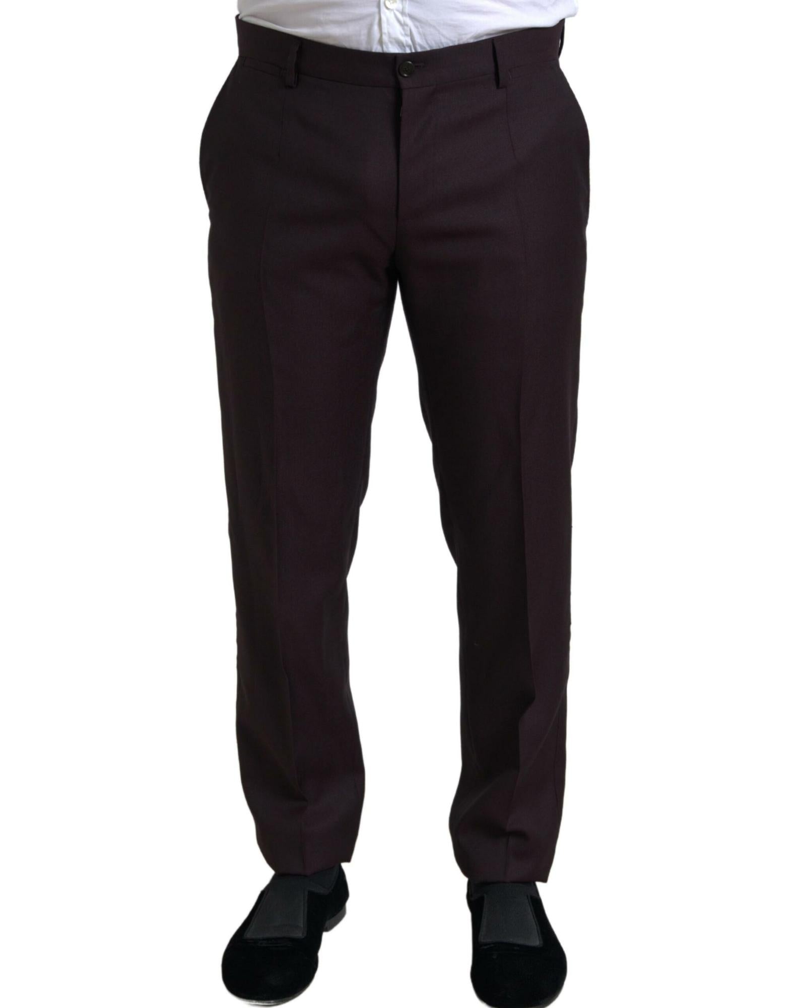 Dolce & Gabbana  Classic Fit Suit - Burgundy