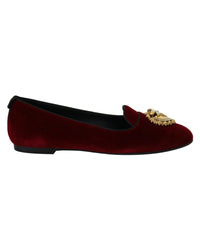 Dolce & Gabbana Velvet Slip-On Loafers3