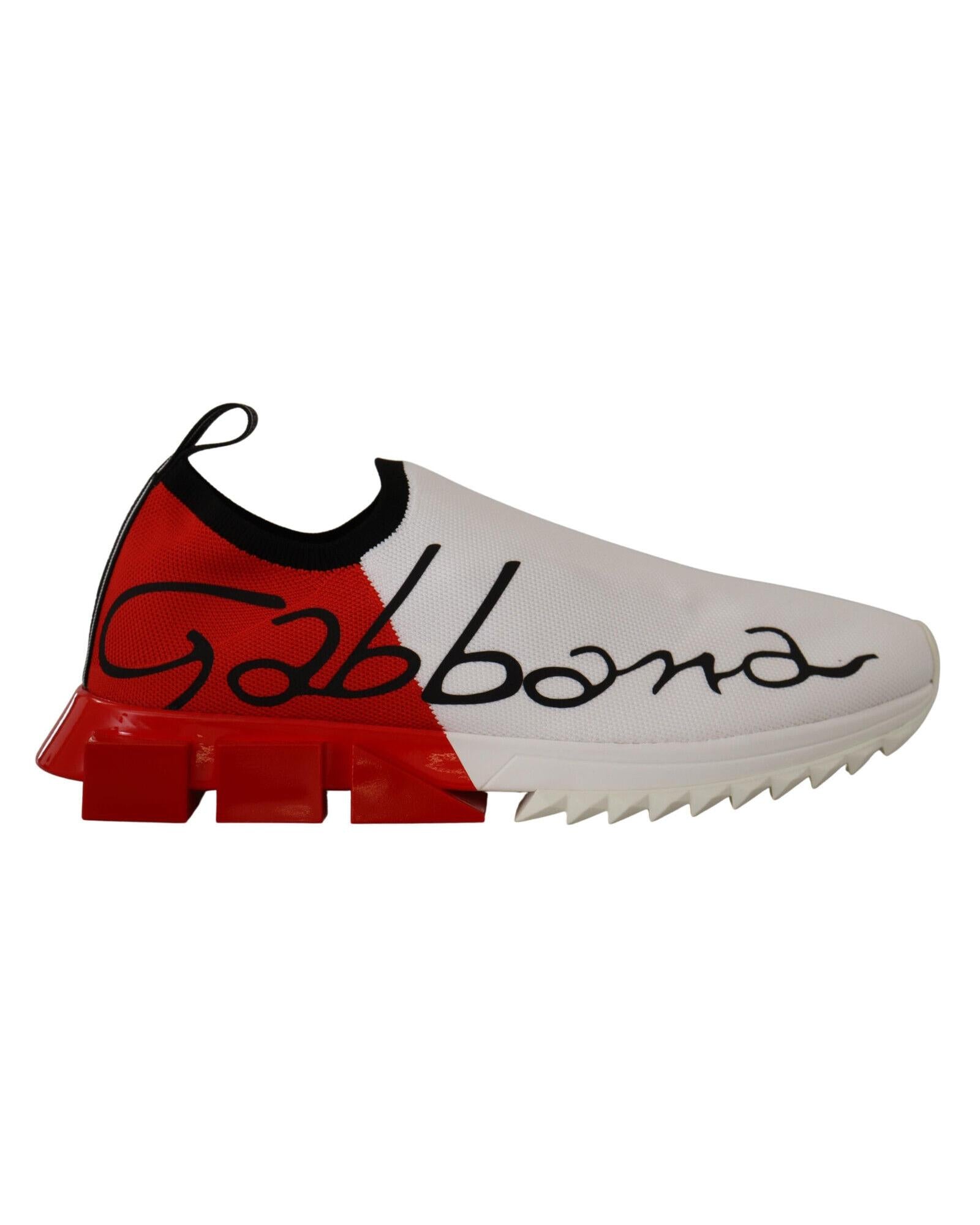 Dolce & Gabbana  Portofino Sneakers - Red/White