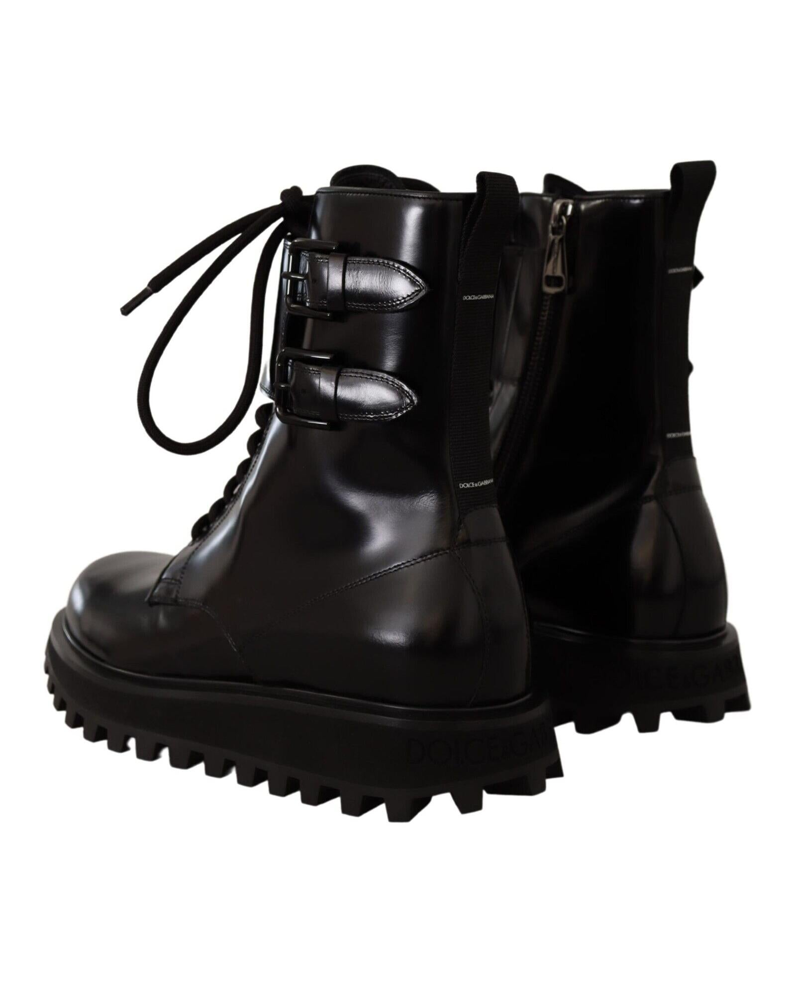 Dolce & Gabbana  Men's Black Lace-up Boots13