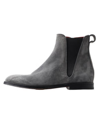 Dolce & Gabbana Exclusive Grey Leather Chelsea Boots7