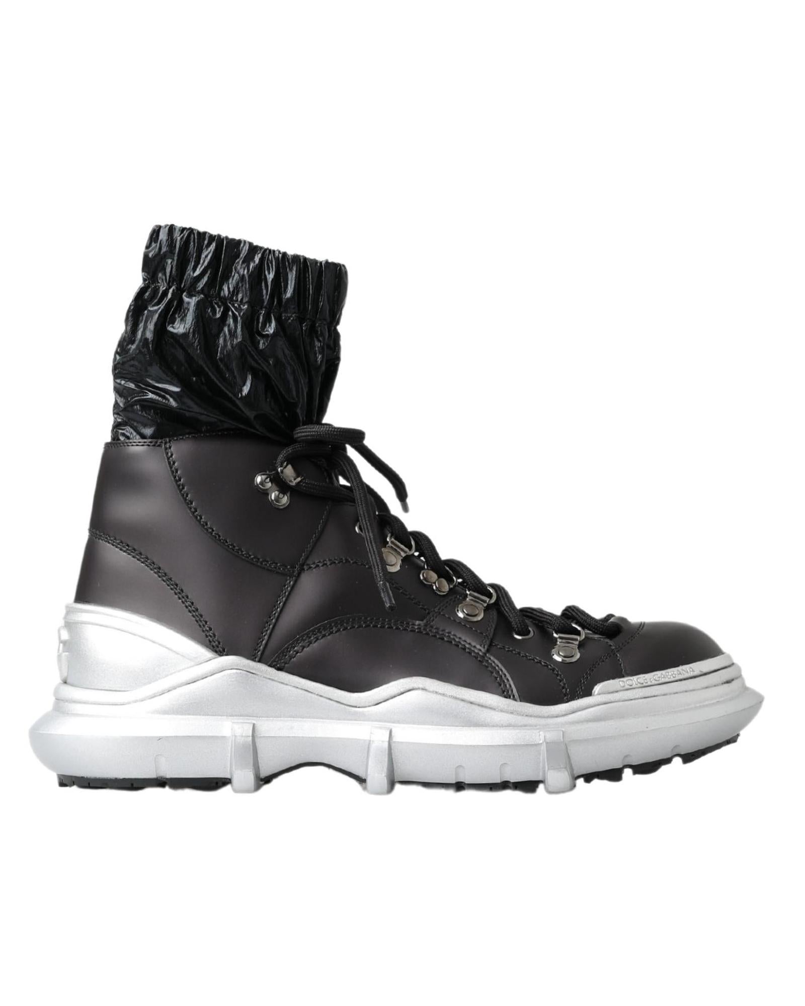 Dolce & Gabbana  Portofino Hiking Boots for Men - Black