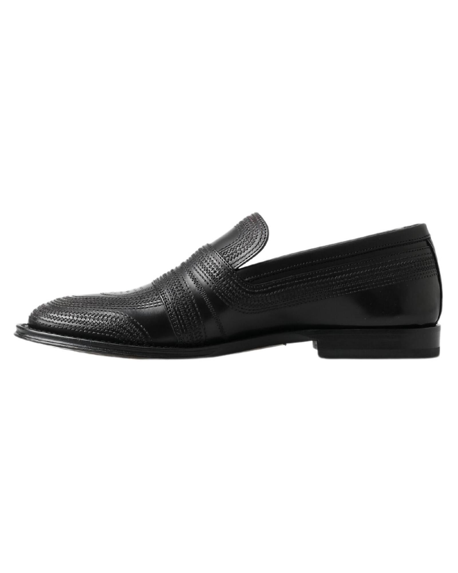 Dolce & Gabbana Leather Slipper Loafers7