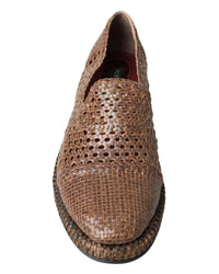 Dolce & Gabbana Woven Leather Slip-On Loafers16