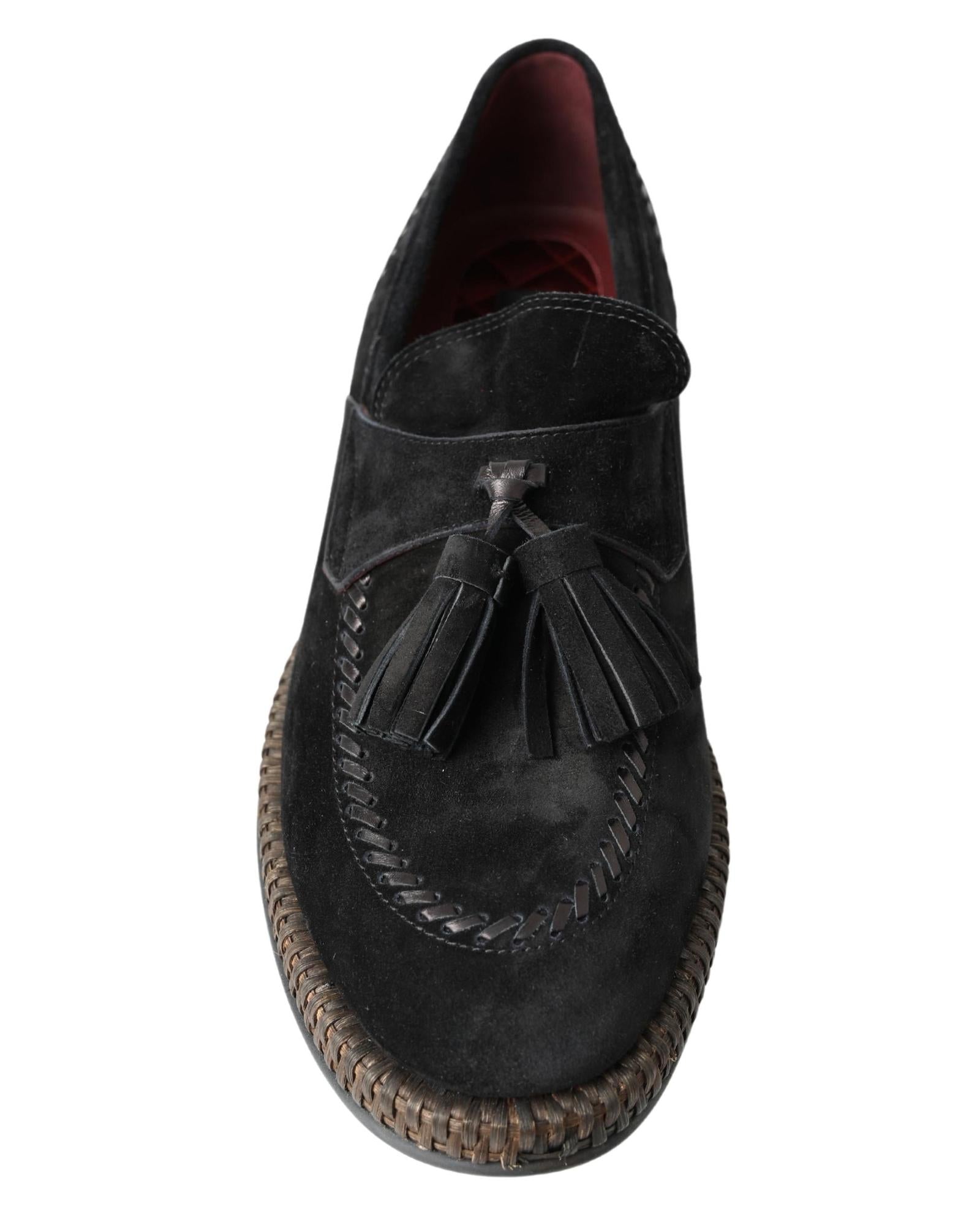 Dolce & Gabbana Suede Leather Casual Espadrille Shoes14