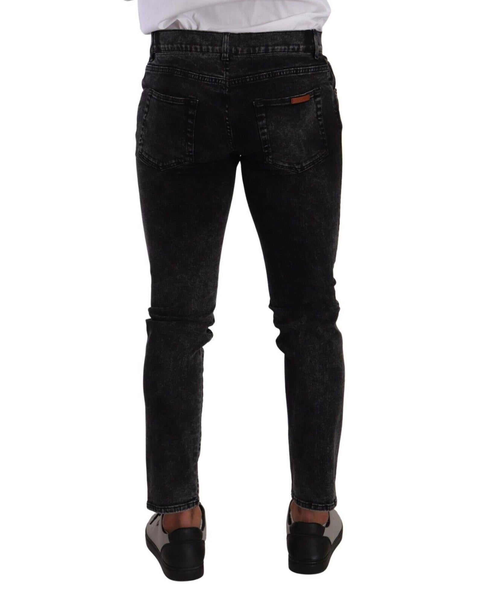 Dolce & Gabbana  Men's Slim Fit Jeans - Black